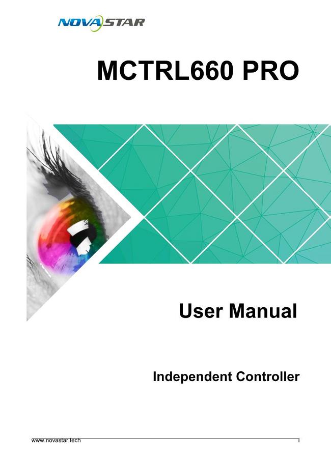 小间距LED控制卡LED发送卡诺瓦科技MCTRL660 PRO用户使用教程(详细版)