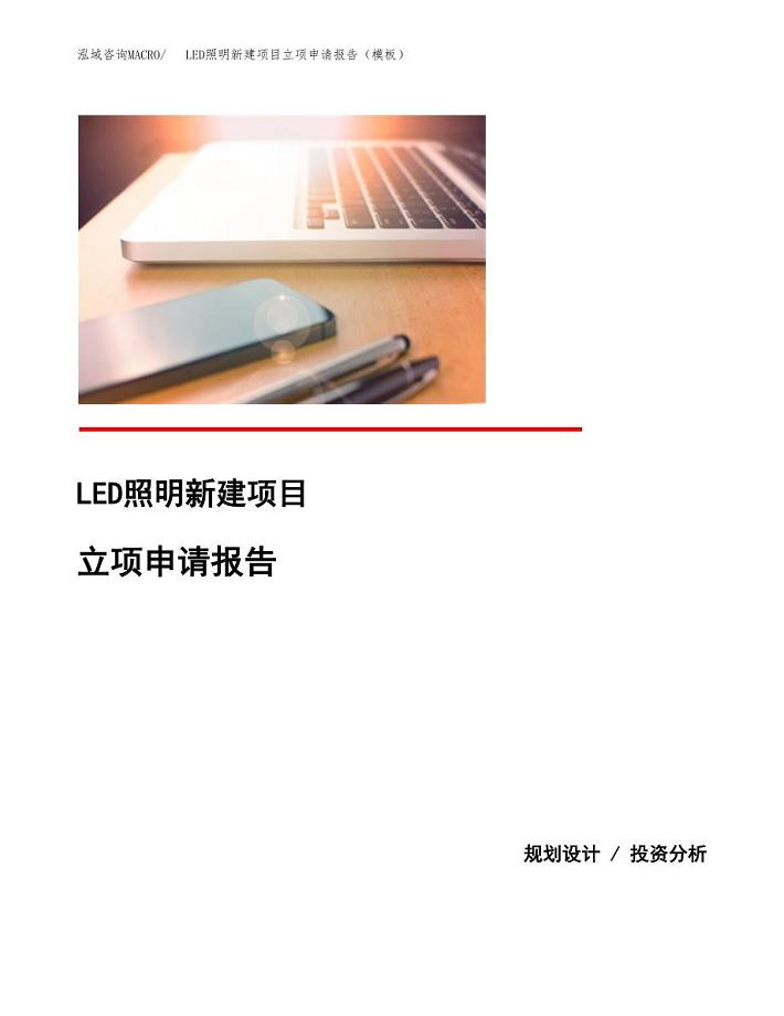 LED照明新建项目立项申请报告（模板）